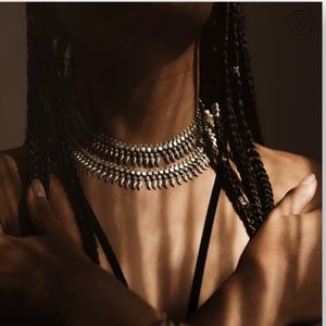 Fusion Necklace - Rajasthan style - sterling silver